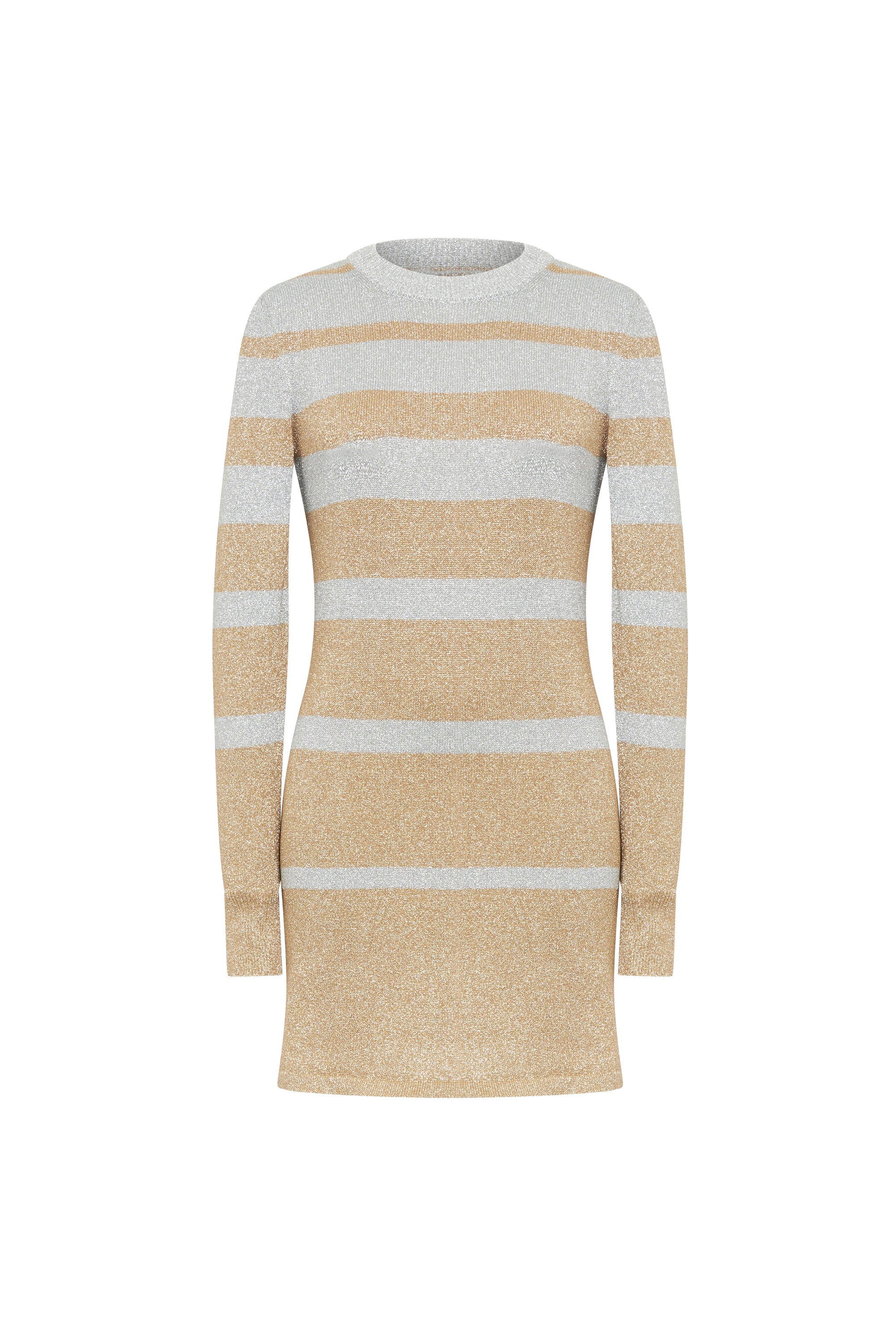 Robe courte bicolore - Gold & Silver