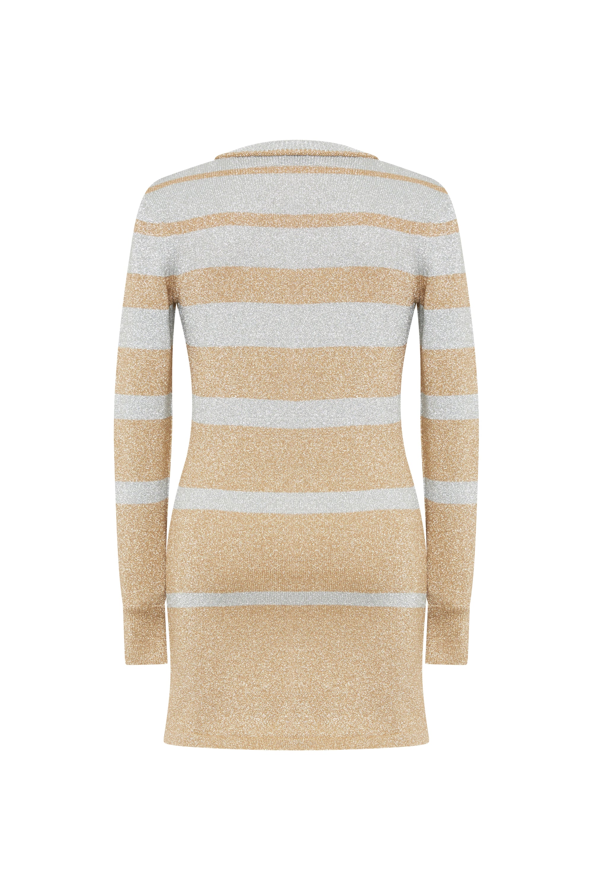 Robe courte bicolore - Gold & Silver