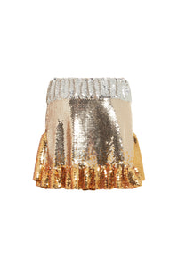 Jupe à frou-frou pailletée - Gold & Silver