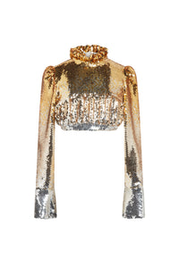 Top court bicolore - Gold & Silver