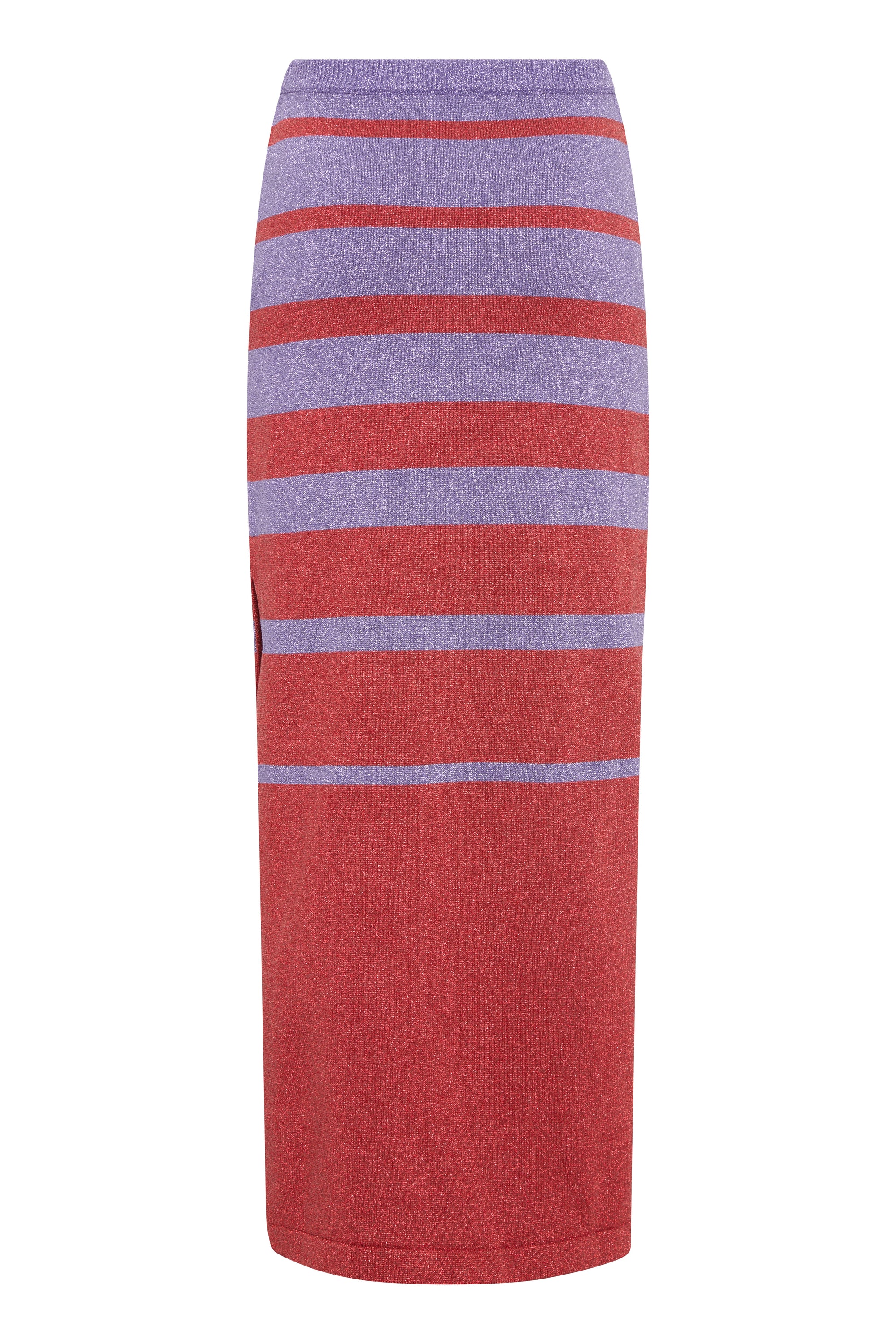 Jupe tube longue bicolore - Purple & Red