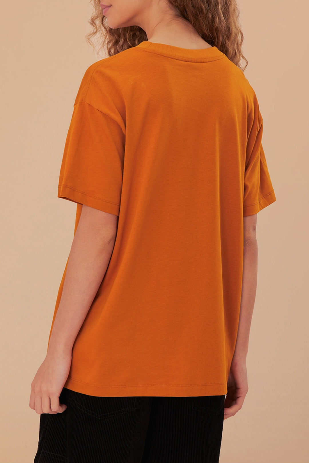 T-shirt décontracté Farm Rio Toucan en coton - Orange