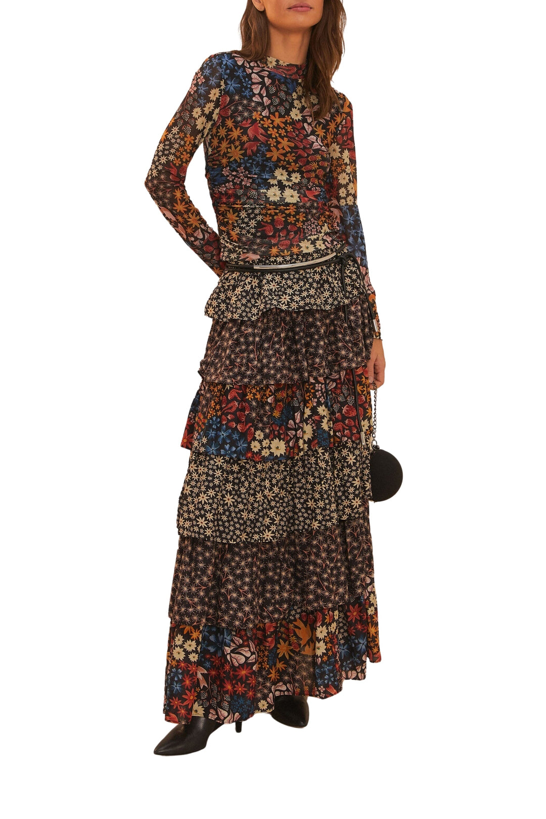 Blouse Juju's Garden en tulle - Noir