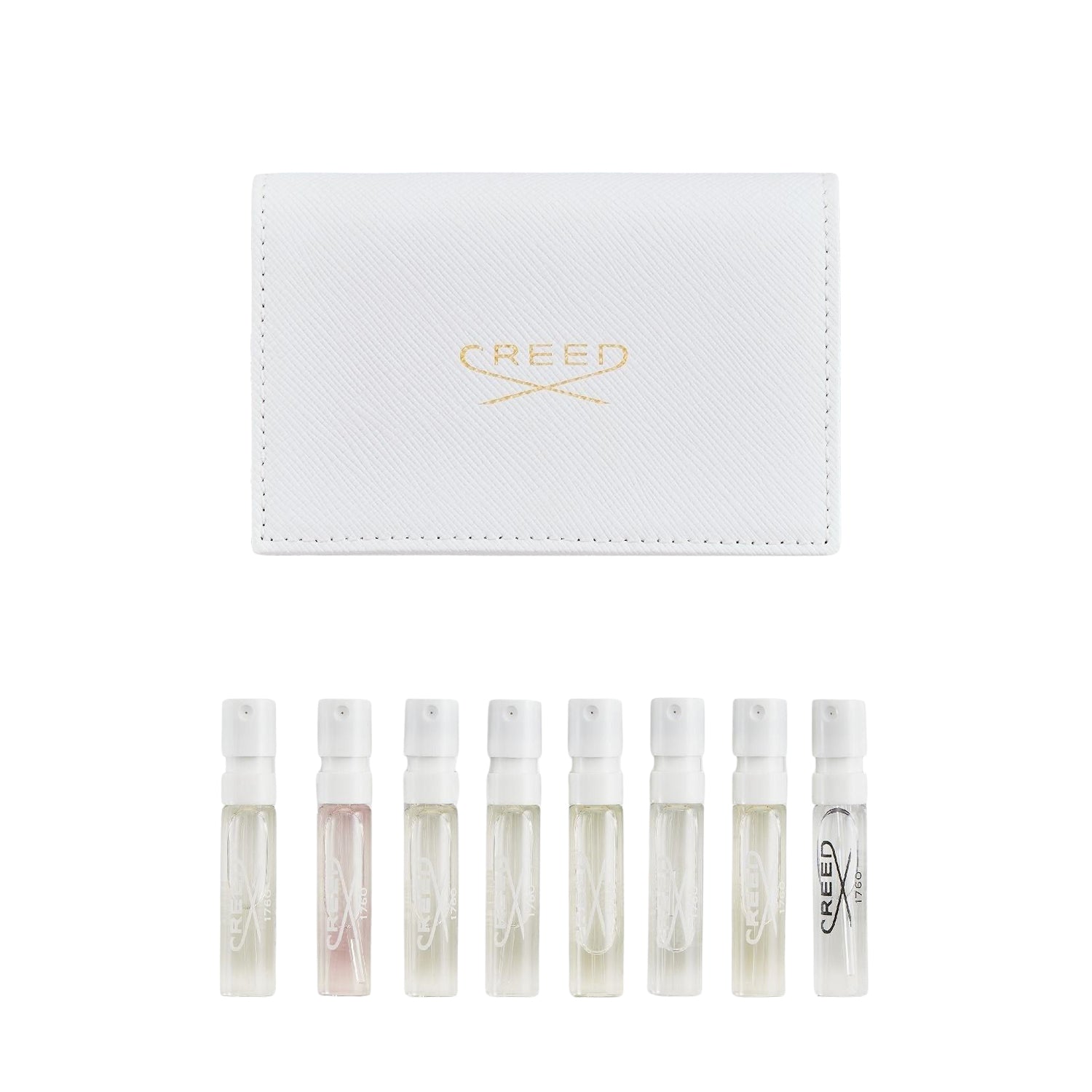 13.6ml Women's Leather Sample Wallet, White