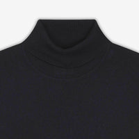 Pull à col roulé fin en cachemire - Navy