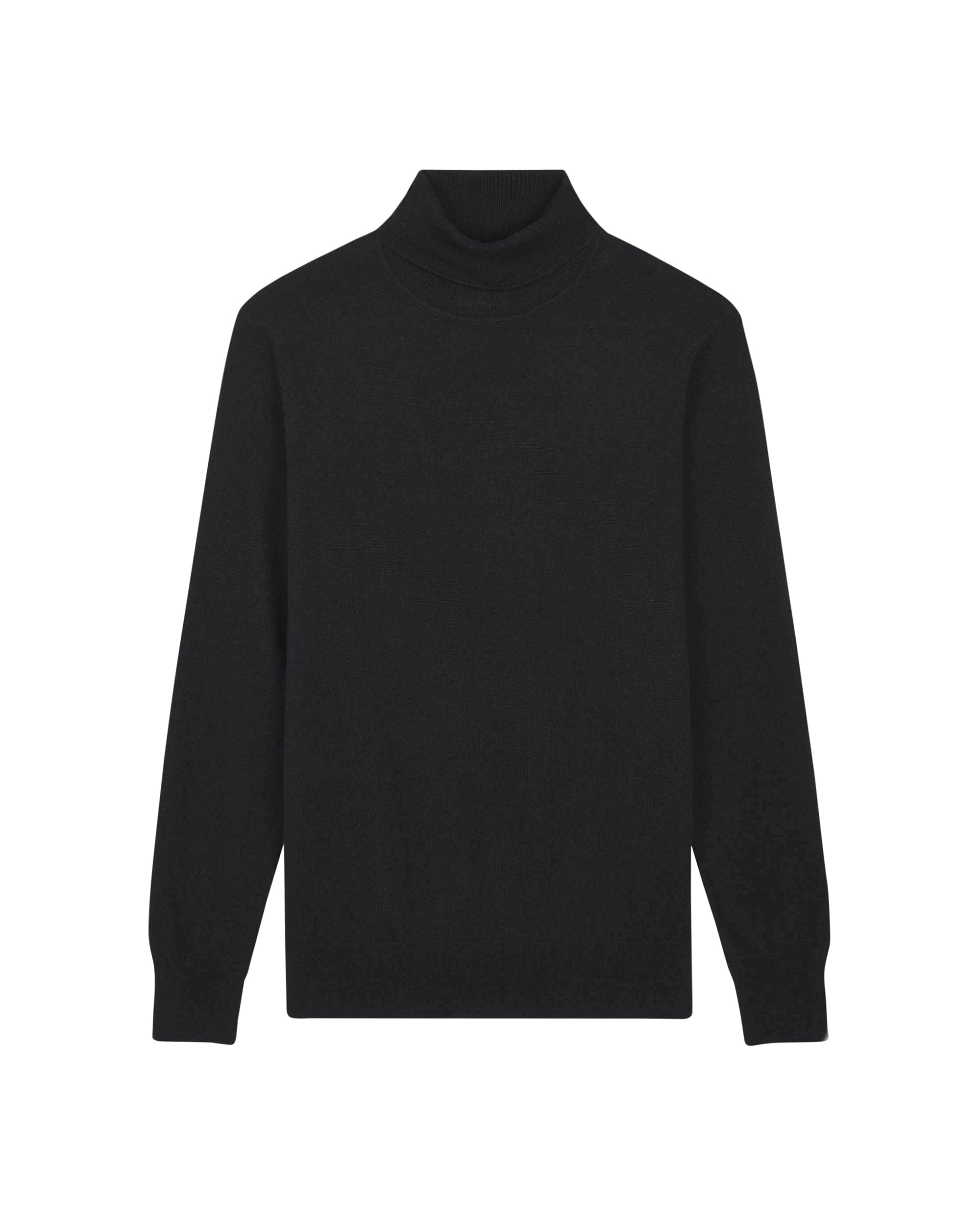 Pull à col roulé fin en cachemire - Navy
