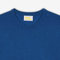 Pull fin à col rond en cachemire - English Blue