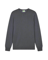 Pull fin à col rond en cachemire - Blue-Gray