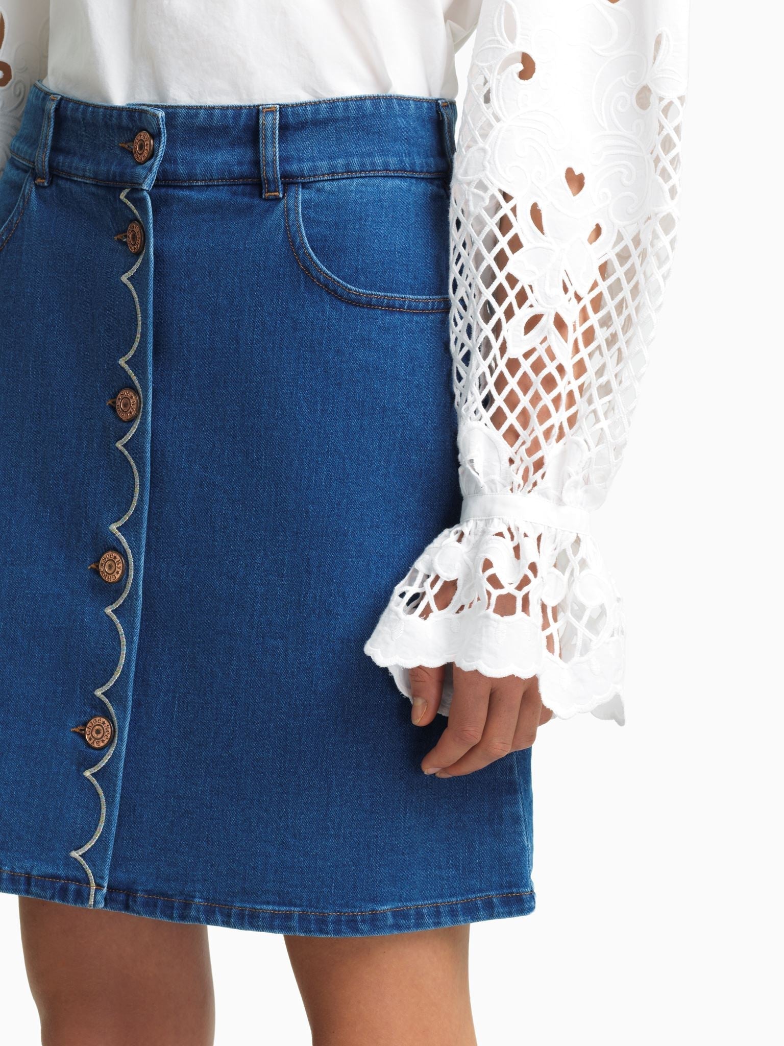 Jupe courte en denim - Truly Navy