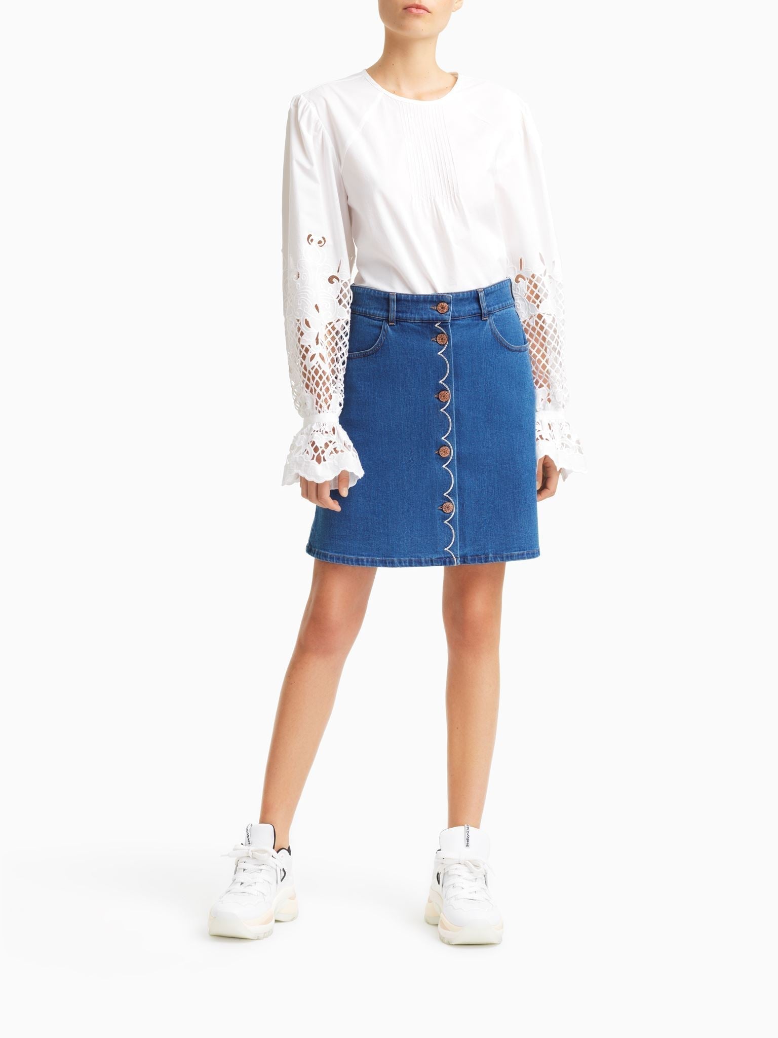 Jupe courte en denim - Truly Navy