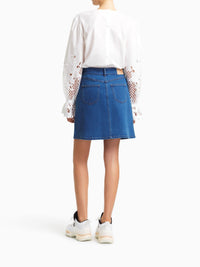 Jupe courte en denim - Truly Navy