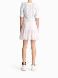 Mini jupe en georgette - Softy Pink
