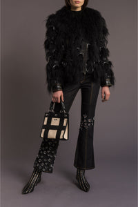 Veste en fourrure - Noir