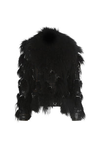 Veste en fourrure - Noir
