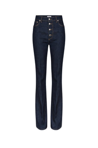 Jean flare taille haute - Baby Blue