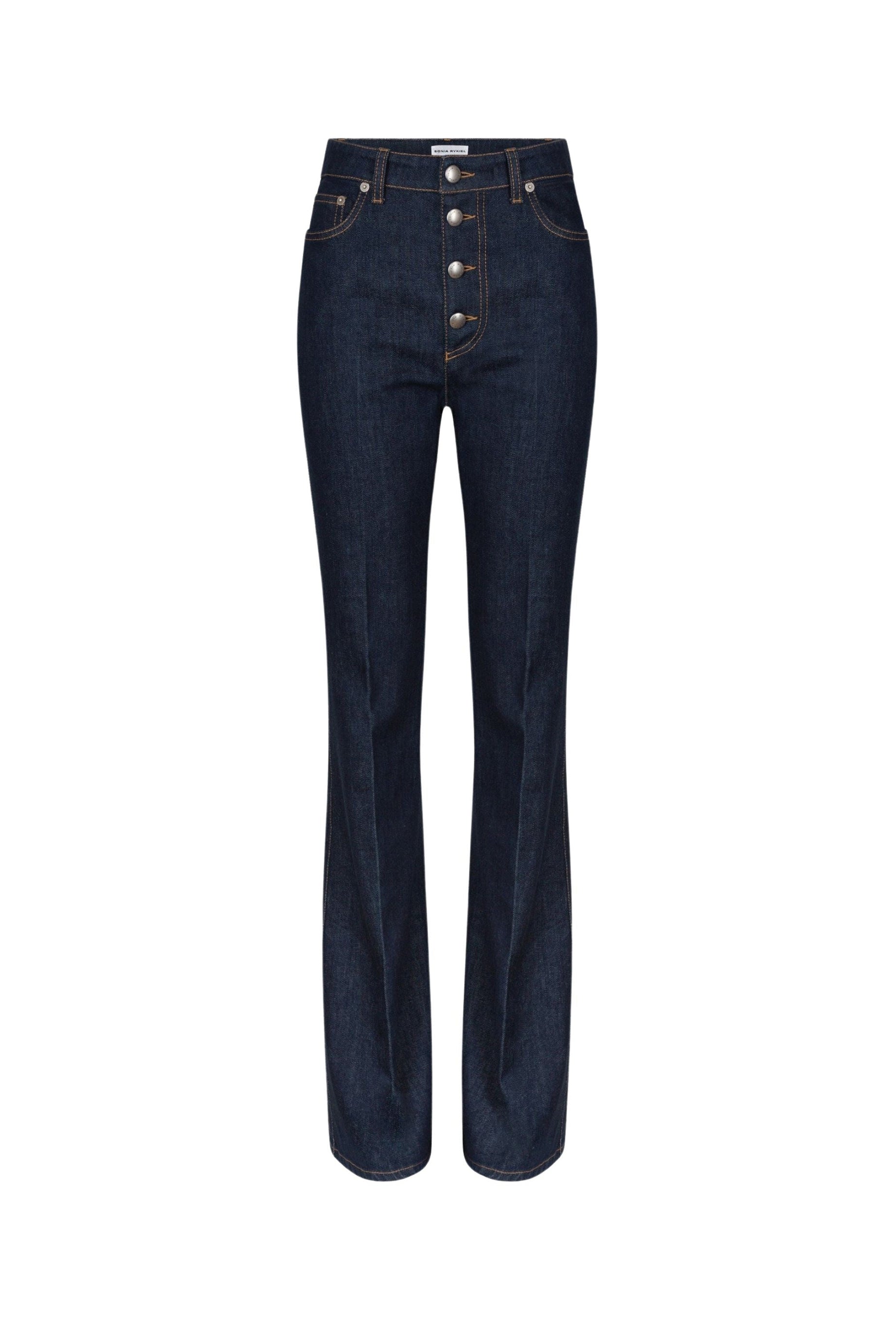 Jean flare taille haute - Baby Blue