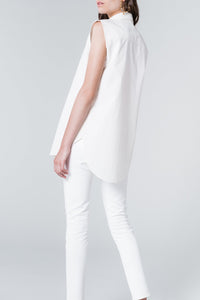 Chemise à manches courtes - Blanc