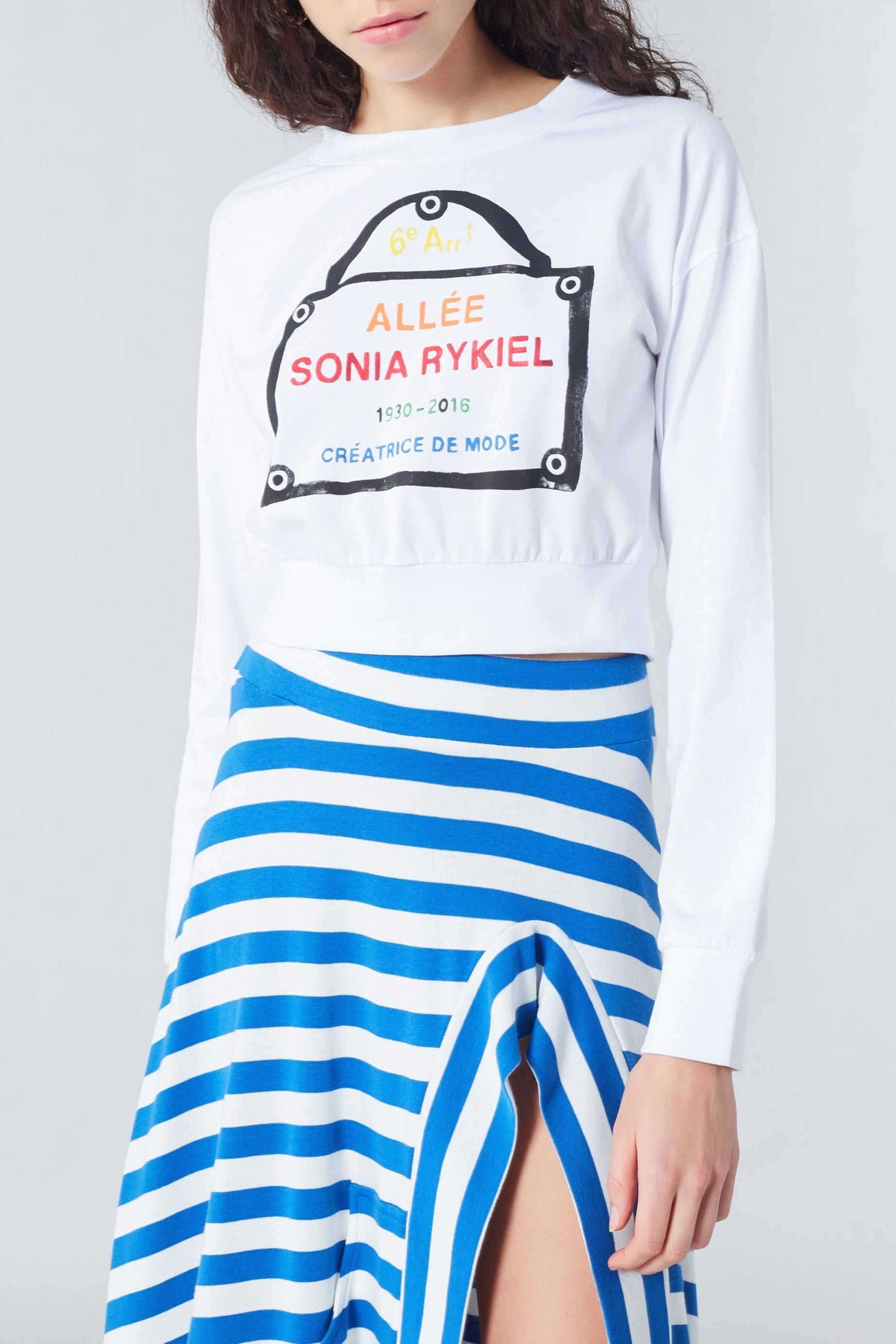 T-shirt à manches longues - Blanc