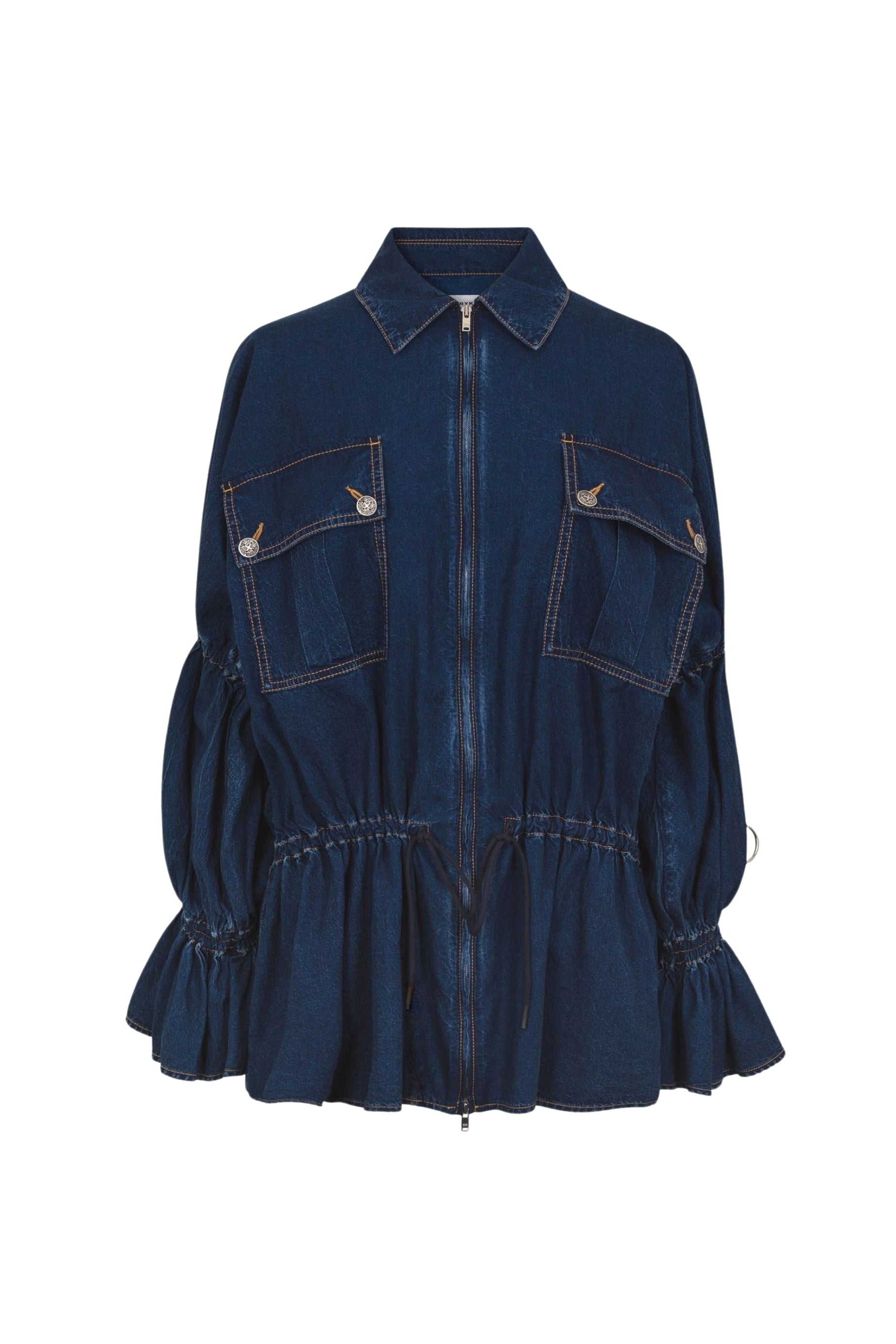 Veste à manches volantées - Baby Blue
