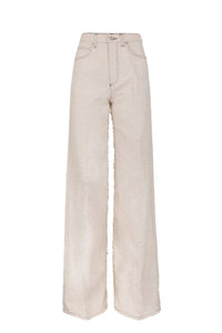 Pantalon évasé - Écru
