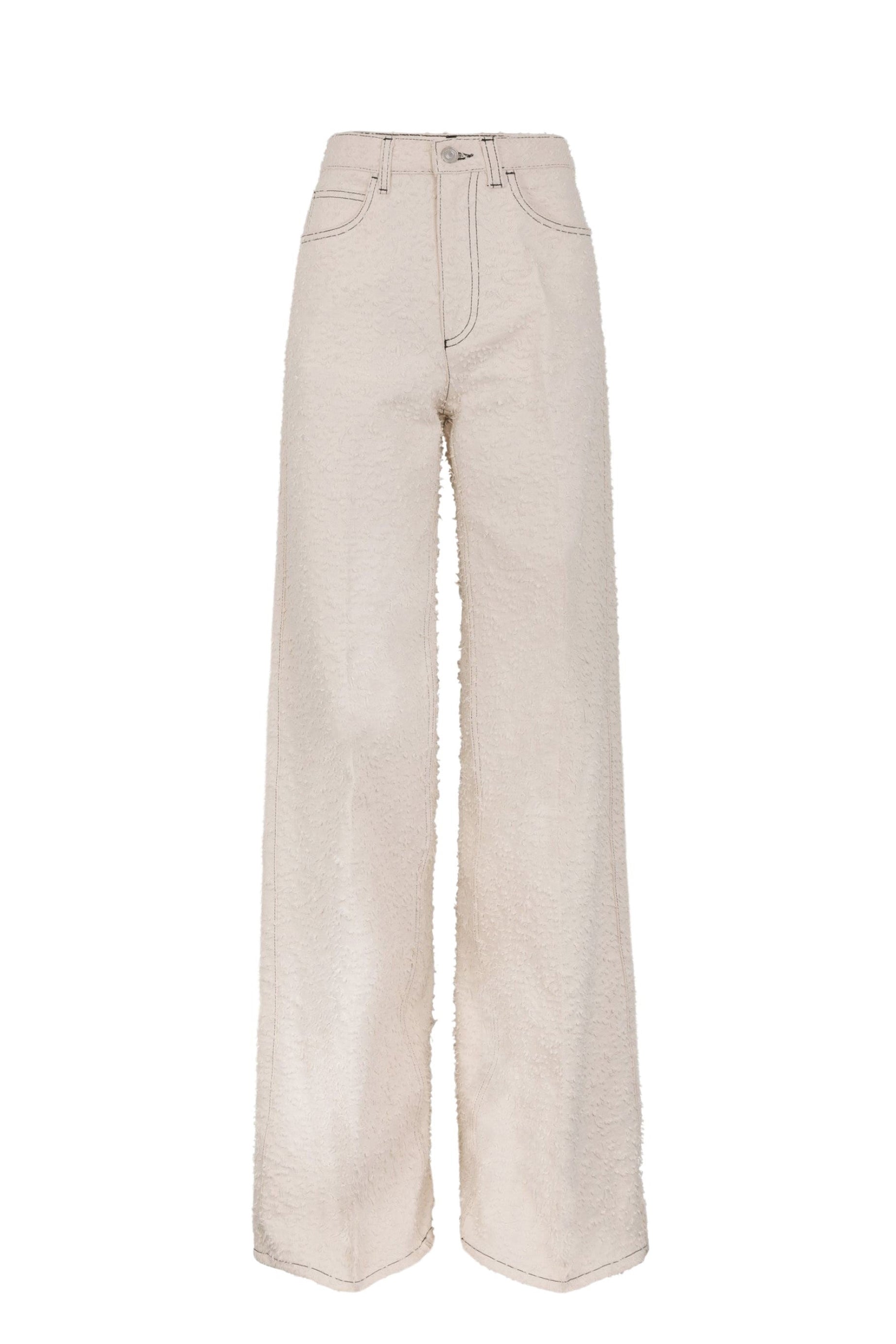 Pantalon évasé - Écru