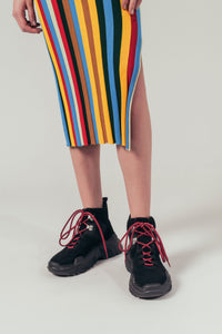 Baskets en cuir - Noir