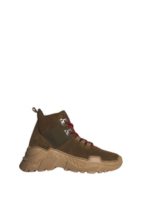 Baskets en cuir - Marron