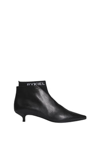Bottines basses en cuir - Noir