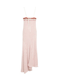 Robe longue asymétrique - Rouille