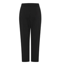 Pantalon court à pince en laine - Black