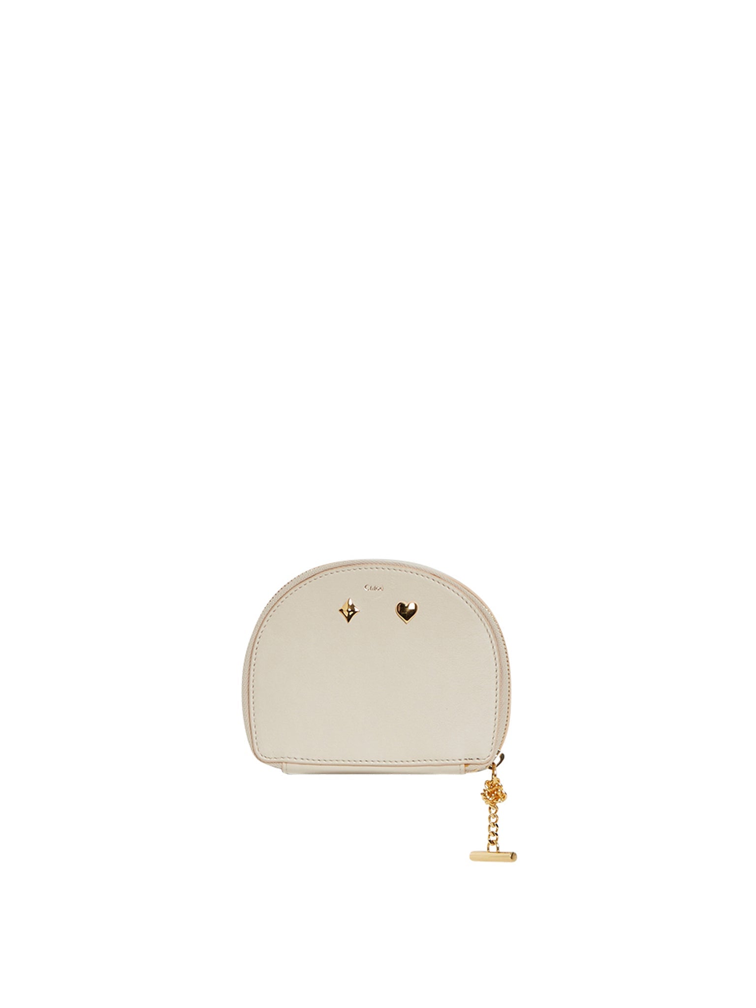Portefeuille de sac à main Drew en cuir - Abstrait Blanc