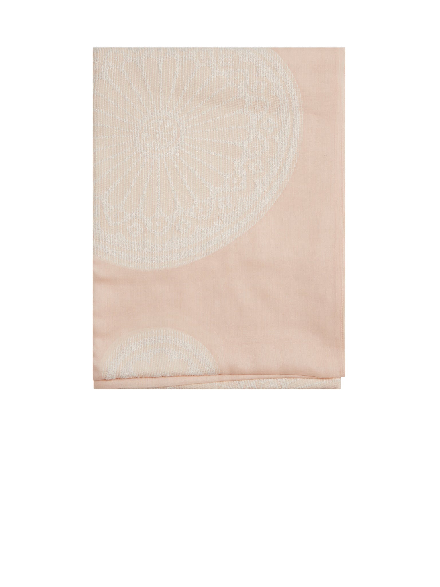 Foulard étole Jacquard Lace - Powder Pink