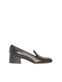 Mocassins en cuir lisse - Noir