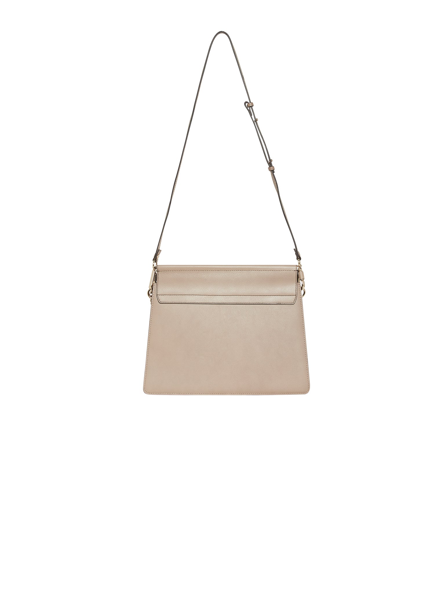 Sac à bandoulière Faye patchwork en cuir - Gris Motty