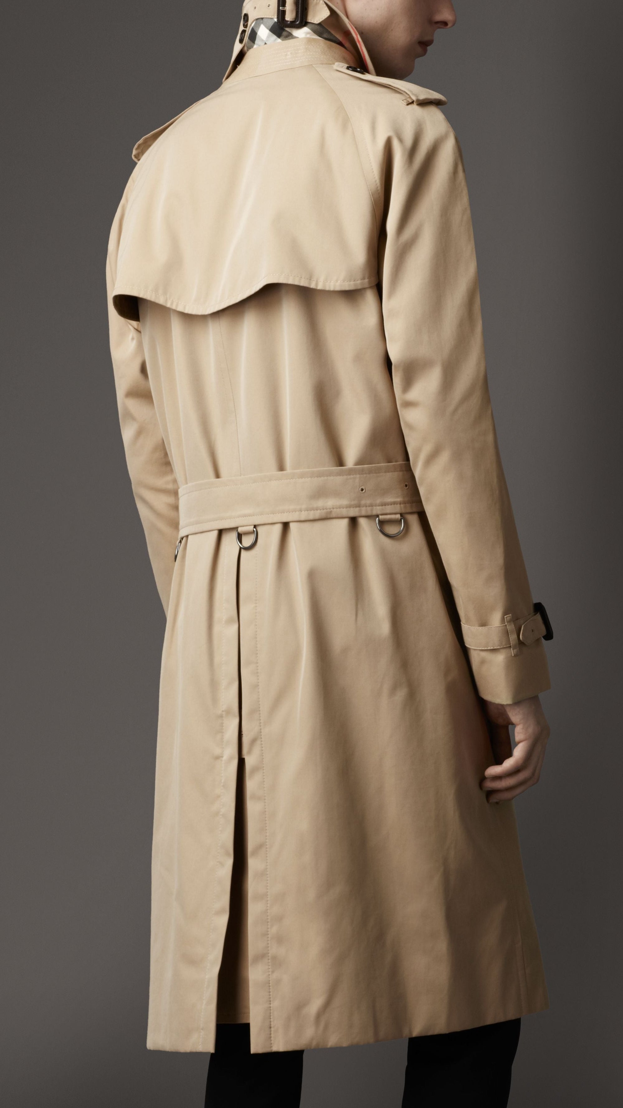 Trench-coat long Heritage - Honey