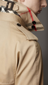 Trench-coat long Heritage - Honey