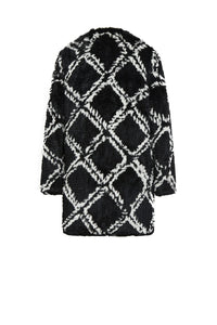 Manteau Benny en lapin - Noir