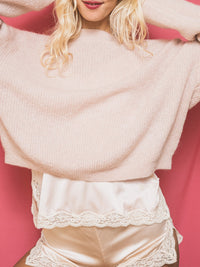 Boxer short Les intemporels en soie - Poudre & Cloud