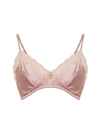Soutien-gorge triangle Les intemporels en soie - Aube