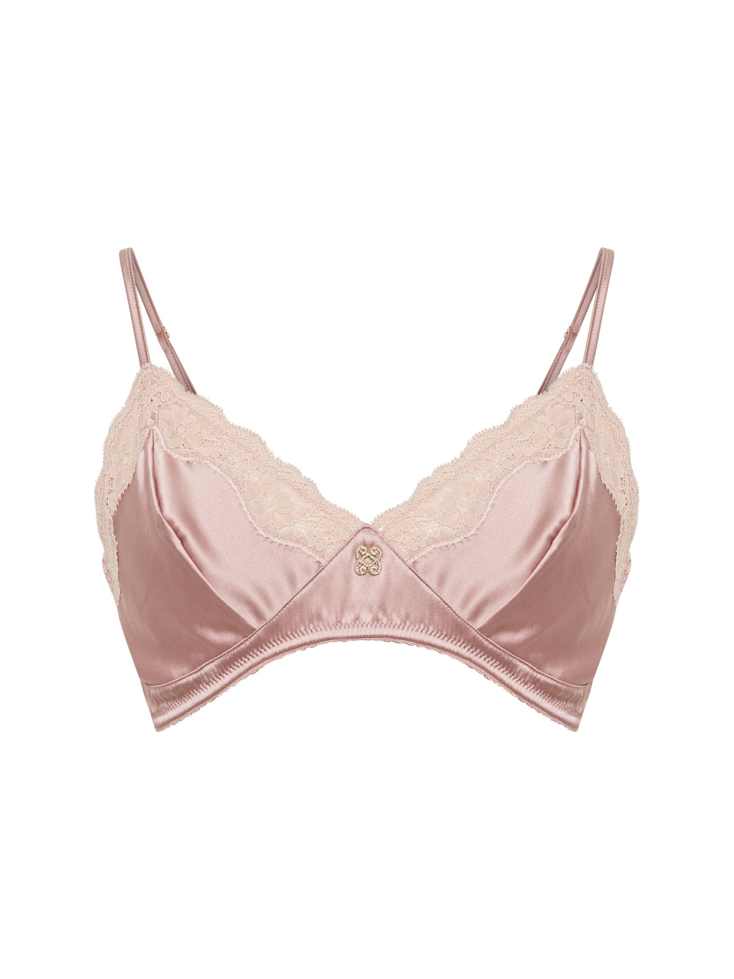 Soutien-gorge triangle Les intemporels en soie - Aube