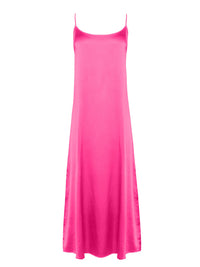 Robe longue midi Les intemporels en soie - Pétunia