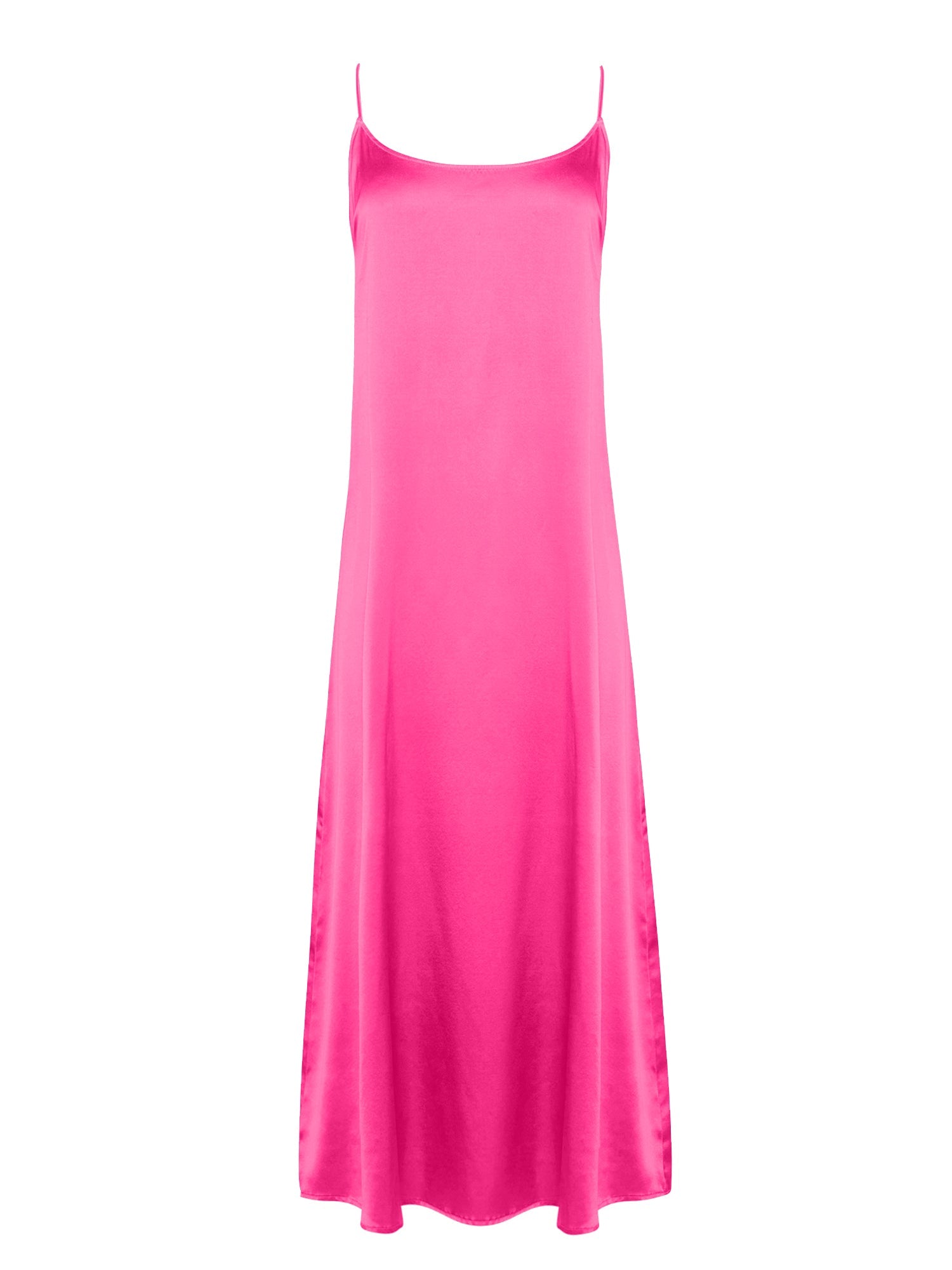 Robe longue midi Les intemporels en soie - Pétunia