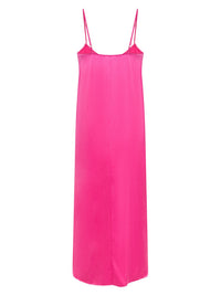 Robe longue midi Les intemporels en soie - Pétunia