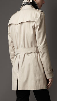 Trench-coat mi-long - Stone