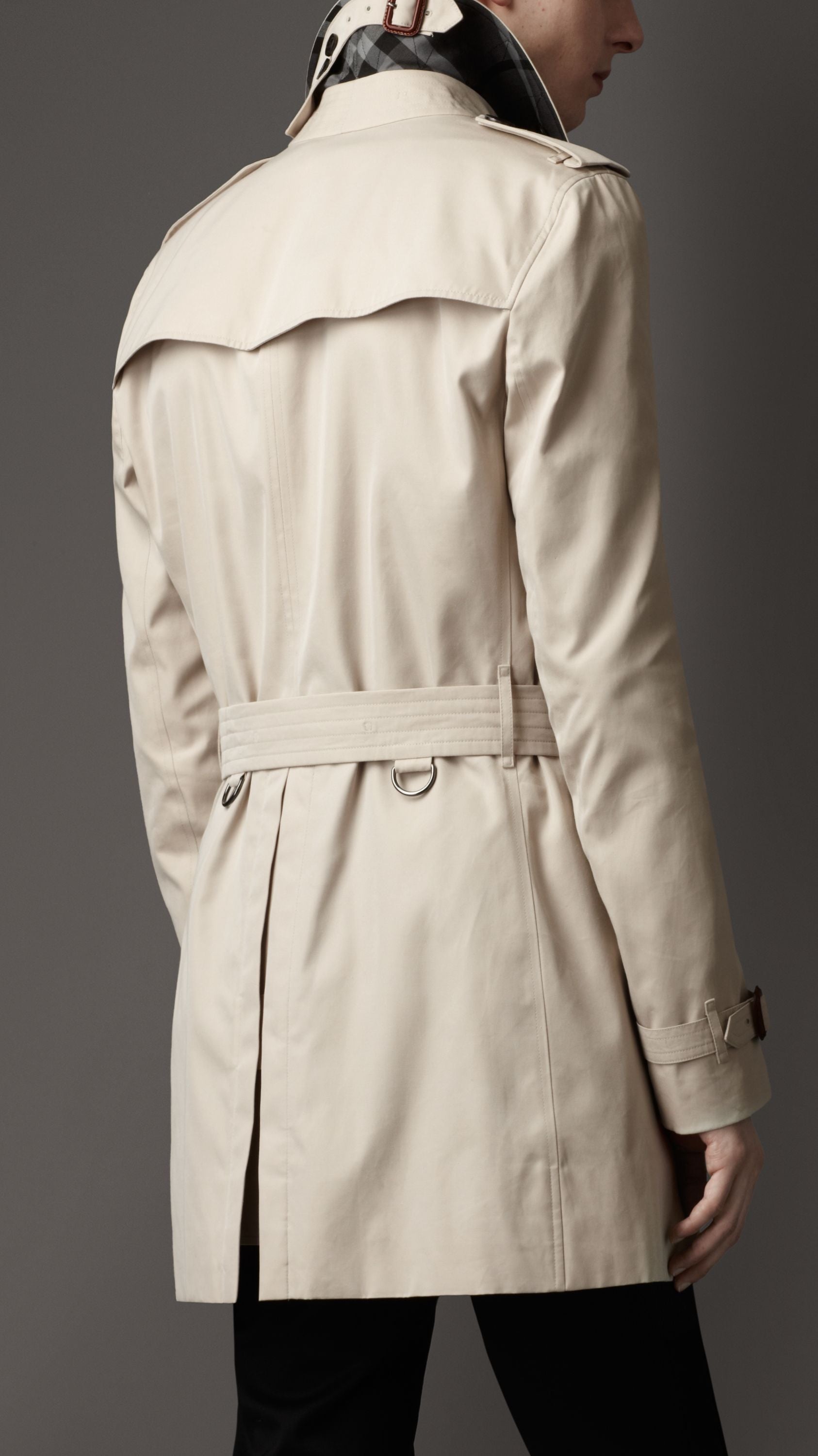Trench-coat mi-long - Stone