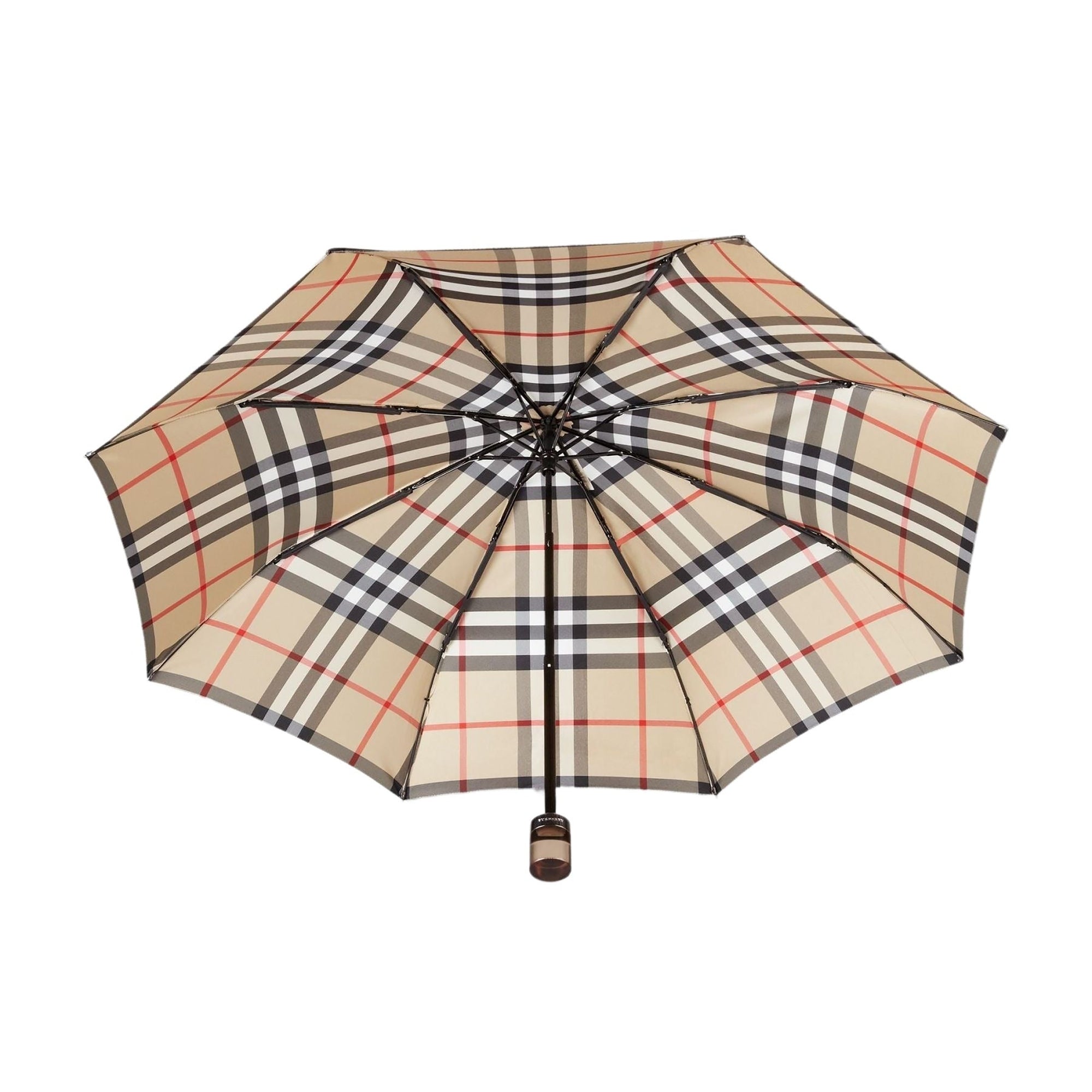 Parapluie télescopique à motif check - Camel Check