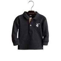 Polo en coton piqué - Navy