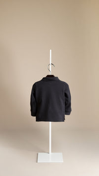 Polo en coton piqué - Navy