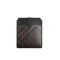 Étui pour iPad à motif smoked check - Black