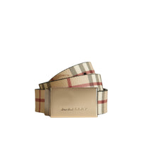 Ceinture en Haymarket à motif check - Black